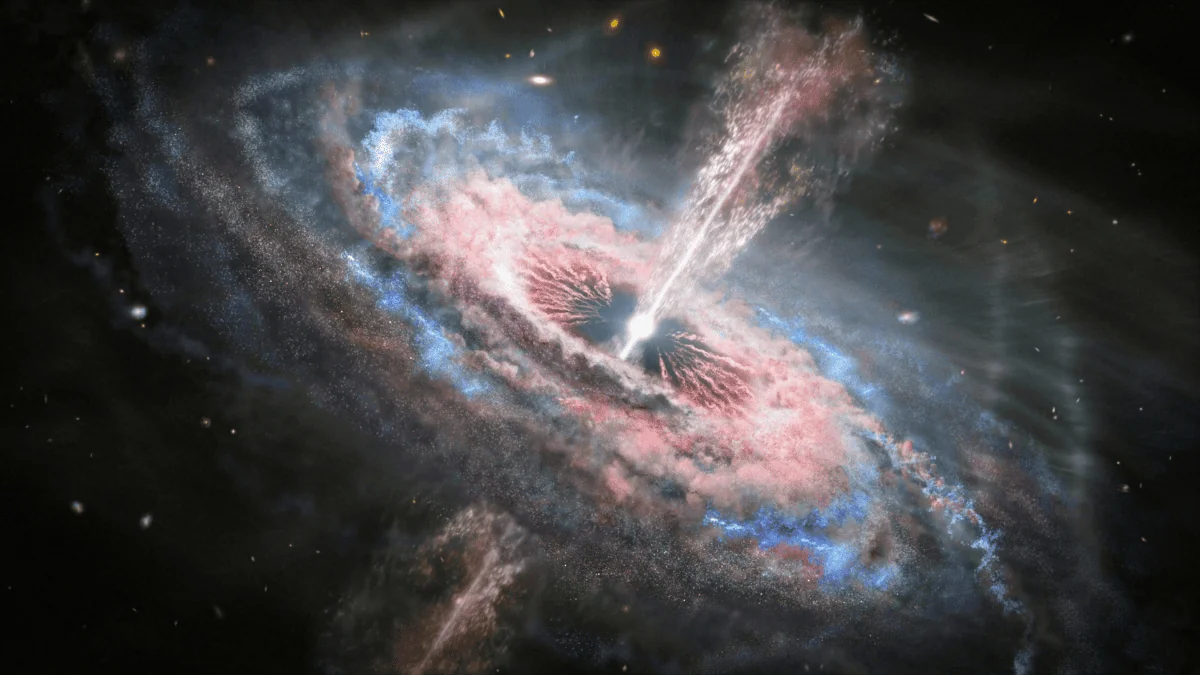 Riesige Schwarze Löcher werden mit 3.000 km/s in den Kosmos geschleudert: unmöglich, sie kommen zu sehen