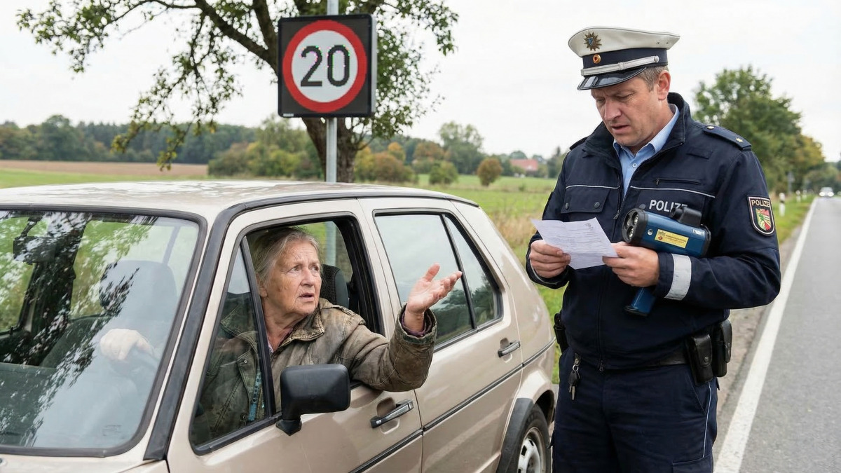 Sie wird mit 703 km/h geblitzt und kassiert ein Bußgeld von 850 Euro